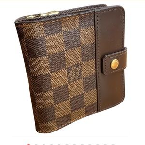 Compact zip purse wallet